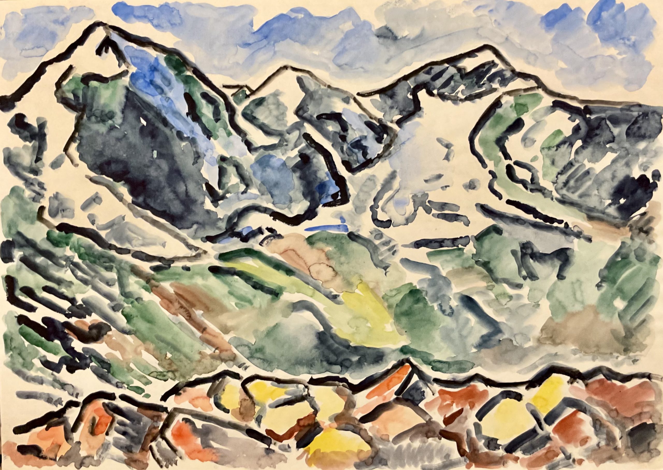 Werk von Benedikt Brun-Stiller aus dem Nachlass – signiert, datiert, nummeriert und mit Nachlassstempel versehen